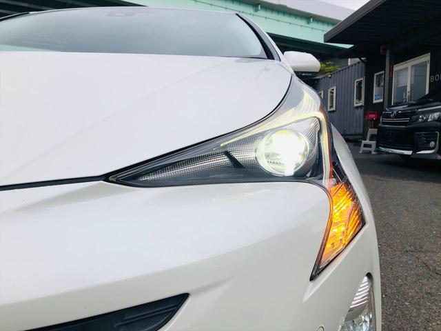 プリウス Aツーリングセレクション TRDエアロ ローダウン 社外18インチアルミホイール 社外ナビ フルセグTV DVD ETC バックカメラ プッシュスタート スマートキー シートヒーター ドライブレコーダー LEDヘッドライト(68枚目)