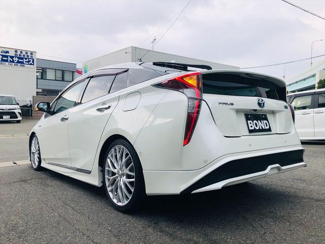 プリウス Aツーリングセレクション TRDエアロ ローダウン 社外18インチアルミホイール 社外ナビ フルセグTV DVD ETC バックカメラ プッシュスタート スマートキー シートヒーター ドライブレコーダー LEDヘッドライト(75枚目)