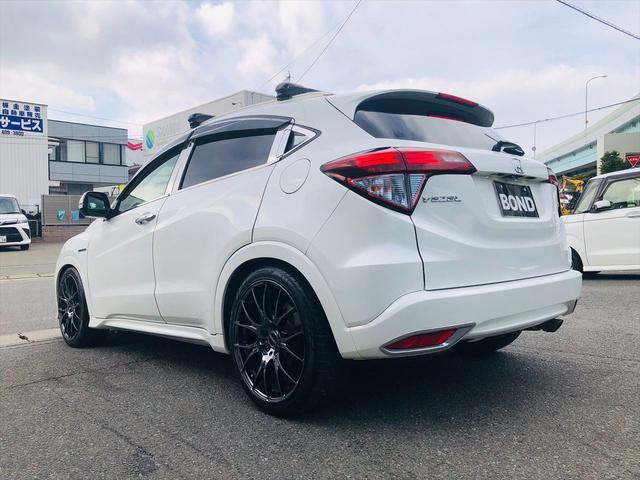 ヴェゼル ハイブリッドZ 車高調 社外19インチアルミホイール ルーフキャリアー 社外ナビ フルセグTV DVD Bluetooth ETC バックカメラ プッシュスタート スマートキー LEDヘッドライト フォグランプ(76枚目)