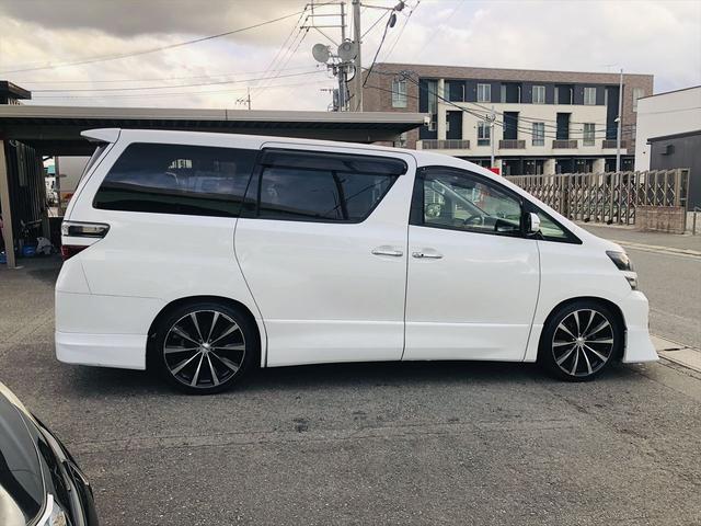 ヴェルファイア 2.4Z ゴールデンアイズII モデリスタエアロ 車高調 社外20インチアルミホイール 両側パワースライドドア パワーバックドア 前後ドライブレコーダー 社外ナビ Bluetooth ETC バックカメラ プッシュスタート(15枚目)