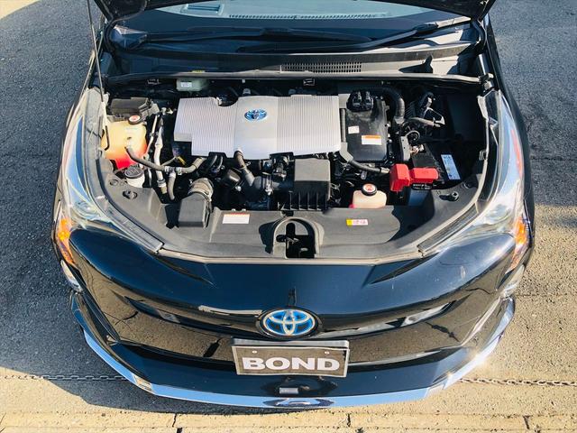 プリウス Sセーフティプラス モデリスタエアロ 純正ナビ DVD Bluetooth ETC バックカメラ プッシュスタート スマートキー キーレスエントリー LEDヘッドライト フォグランプ 純正15インチアルミホイール(68枚目)