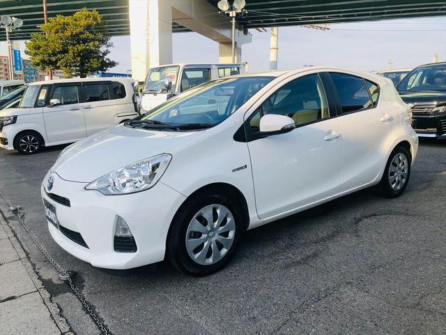 アクア G 純正ナビ DVD ETC バックカメラ プッシュスタート スマートキー キーレスエントリー 電動格納ミラー 衝突安全ボディ アイドリングストップ 運転席・助手席エアバック(40枚目)