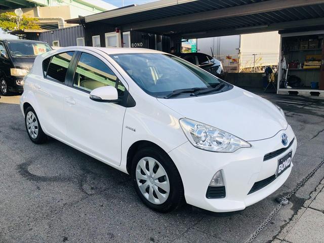 アクア G 純正ナビ DVD ETC バックカメラ プッシュスタート スマートキー キーレスエントリー 電動格納ミラー 衝突安全ボディ アイドリングストップ 運転席・助手席エアバック(48枚目)