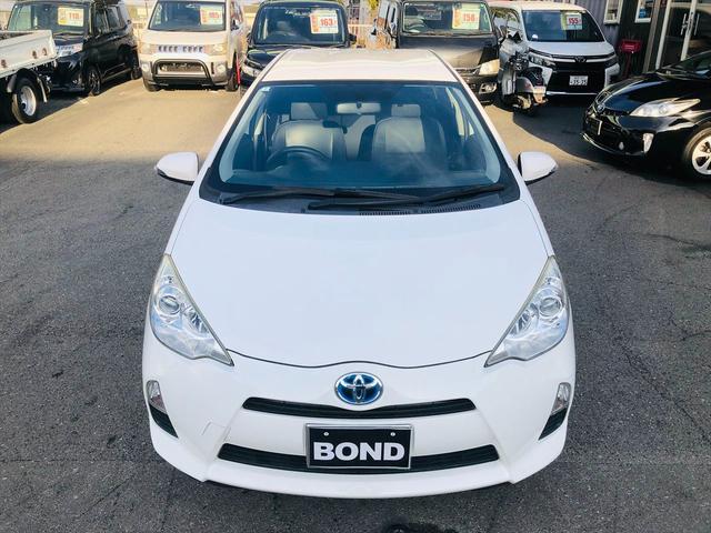 アクア G 純正ナビ DVD ETC バックカメラ プッシュスタート スマートキー キーレスエントリー 電動格納ミラー 衝突安全ボディ アイドリングストップ 運転席・助手席エアバック(49枚目)