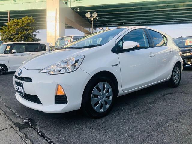 アクア G 純正ナビ DVD ETC バックカメラ プッシュスタート スマートキー キーレスエントリー 電動格納ミラー 衝突安全ボディ アイドリングストップ 運転席・助手席エアバック(74枚目)