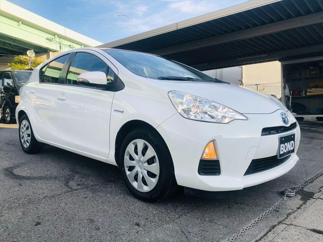 アクア G 純正ナビ DVD ETC バックカメラ プッシュスタート スマートキー キーレスエントリー 電動格納ミラー 衝突安全ボディ アイドリングストップ 運転席・助手席エアバック(75枚目)