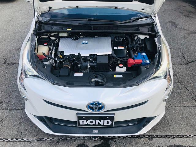 プリウス S TRDエアロ ローダウン 社外19インチアルミホイール 9インチ純正ナビ フルセグ DVD Bluetooth ETC バックカメラ プッシュスタート スマートキー LEDヘッドライト フォグランプ(66枚目)