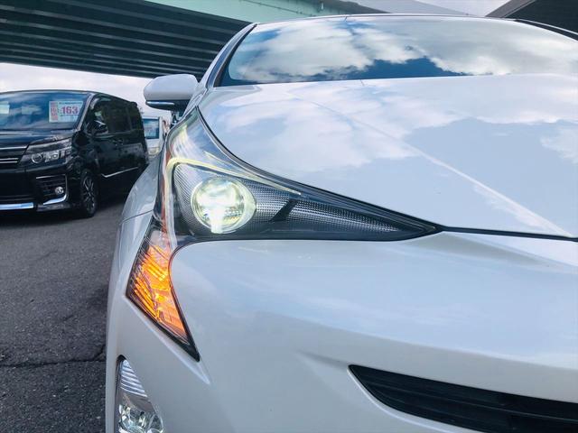 プリウス S TRDエアロ ローダウン 社外19インチアルミホイール 9インチ純正ナビ フルセグ DVD Bluetooth ETC バックカメラ プッシュスタート スマートキー LEDヘッドライト フォグランプ(68枚目)