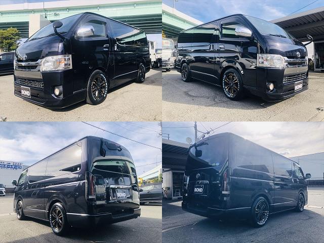 ハイエースバン ロングスーパーＧＬ　両側パワースライドドア　ドライブレコーダー　社外ナビ　ＤＶＤ　Ｂｌｕｅｔｏｏｔｈ　ＥＴＣ　バックカメラ　プッシュスタート　スマートキー　ＬＥＤヘッドライト　フォグランプ　社外１６インチアルミホイール（4枚目）