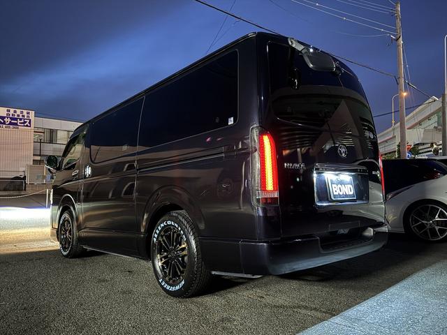 ハイエースバン ロングスーパーＧＬ　両側パワースライドドア　ドライブレコーダー　社外ナビ　ＤＶＤ　Ｂｌｕｅｔｏｏｔｈ　ＥＴＣ　バックカメラ　プッシュスタート　スマートキー　ＬＥＤヘッドライト　フォグランプ　社外１６インチアルミホイール（34枚目）