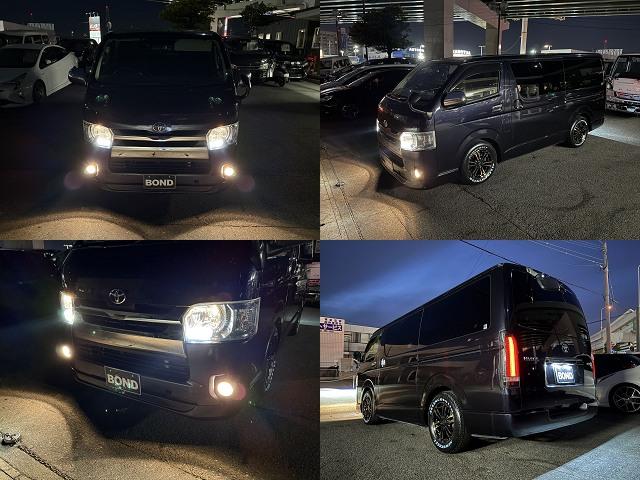 ハイエースバン ロングスーパーＧＬ　両側パワースライドドア　ドライブレコーダー　社外ナビ　ＤＶＤ　Ｂｌｕｅｔｏｏｔｈ　ＥＴＣ　バックカメラ　プッシュスタート　スマートキー　ＬＥＤヘッドライト　フォグランプ　社外１６インチアルミホイール（35枚目）