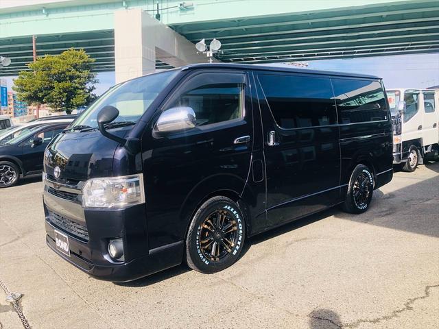 ハイエースバン ロングスーパーＧＬ　両側パワースライドドア　ドライブレコーダー　社外ナビ　ＤＶＤ　Ｂｌｕｅｔｏｏｔｈ　ＥＴＣ　バックカメラ　プッシュスタート　スマートキー　ＬＥＤヘッドライト　フォグランプ　社外１６インチアルミホイール（39枚目）