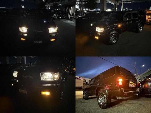 ハイラックスサーフ ＳＳＲ－Ｘ　サンルーフ　４ＷＤ　社外ナビ　フルセグＴＶ　ＤＶＤ　Ｂｌｕｅｔｏｏｔｈ　ＥＴＣ　キーレスエントリー　リアパワーウインドウ　社外１６インチアルミホイール　電動格納ミラー　フルフラットシート（35枚目）