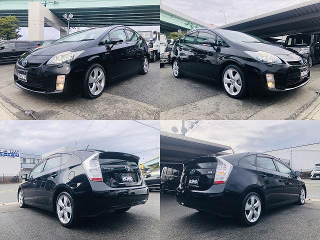 プリウス Ｓツーリングセレクション　純正ＨＤＤナビ　フルセグＴＶ　ＤＶＤ　Ｂｌｕｅｔｏｏｔｈ　ＥＴＣ　バックカメラ　プッシュスタート　スマートキー　キーレスエントリー　ＬＥＤヘッドライト　フォグランプ　純正１７インチアルミホイール（4枚目）