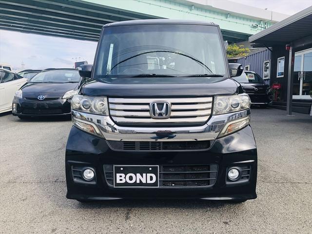 Ｎ－ＢＯＸカスタム Ｇ・ターボパッケージ　両側パワースライドドア　社外ナビ　ＤＶＤ　Ｂｌｕｅｔｏｏｔｈ　ＥＴＣ　プッシュスタート　スマートキー　キーレスエントリー　ＨＩＤヘッドライト　フォグランプ　純正１５インチアルミホイール　パドルシフト（12枚目）