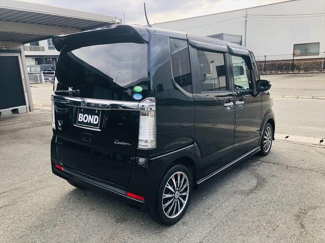 Ｎ－ＢＯＸカスタム Ｇ・ターボパッケージ　両側パワースライドドア　社外ナビ　ＤＶＤ　Ｂｌｕｅｔｏｏｔｈ　ＥＴＣ　プッシュスタート　スマートキー　キーレスエントリー　ＨＩＤヘッドライト　フォグランプ　純正１５インチアルミホイール　パドルシフト（46枚目）