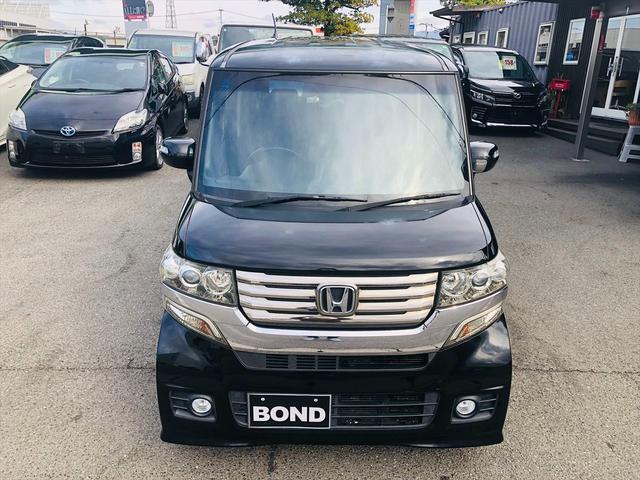 Ｎ－ＢＯＸカスタム Ｇ・ターボパッケージ　両側パワースライドドア　社外ナビ　ＤＶＤ　Ｂｌｕｅｔｏｏｔｈ　ＥＴＣ　プッシュスタート　スマートキー　キーレスエントリー　ＨＩＤヘッドライト　フォグランプ　純正１５インチアルミホイール　パドルシフト（49枚目）