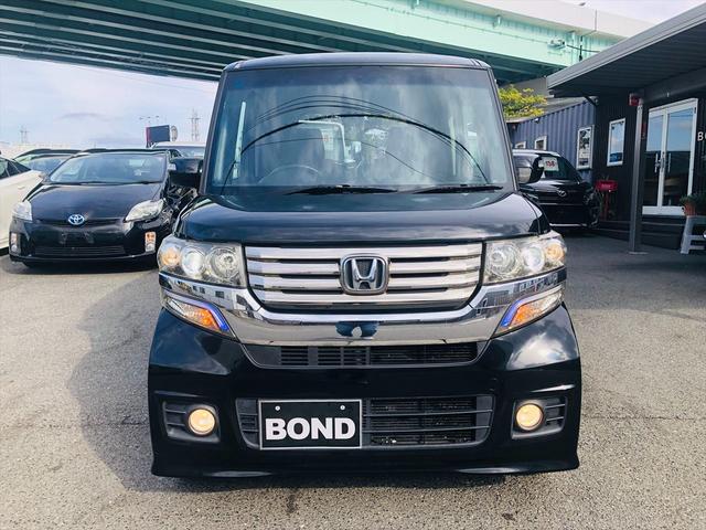 Ｎ－ＢＯＸカスタム Ｇ・ターボパッケージ　両側パワースライドドア　社外ナビ　ＤＶＤ　Ｂｌｕｅｔｏｏｔｈ　ＥＴＣ　プッシュスタート　スマートキー　キーレスエントリー　ＨＩＤヘッドライト　フォグランプ　純正１５インチアルミホイール　パドルシフト（72枚目）