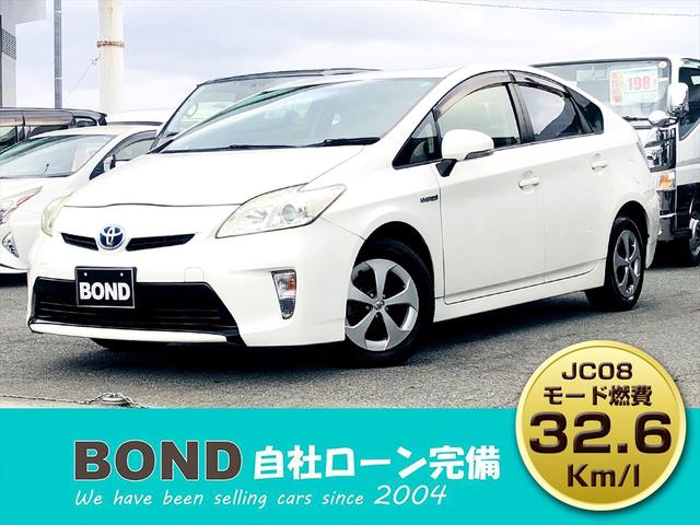 プリウス Ｌ　社外ナビ　ＤＶＤ　ＥＴＣ　プッシュスタート　キーレスエントリー　電動格納ミラー　純正１５インチアルミホイール　盗難防止システム　衝突安全ボディ　パワーステアリング　パワーウインドウ（80枚目）