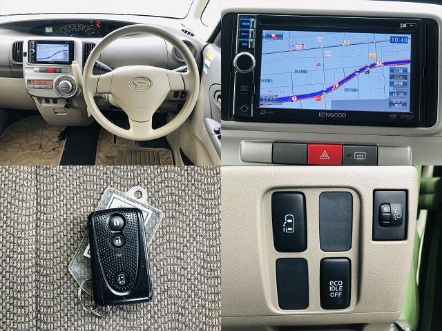 タント Ｘ　パワースライドドア　社外ナビ　ＤＶＤ　スマートキー　キーレスエントリー　電動格納ミラー　ベンチシート　盗難防止システム　衝突安全ボディ　アイドリングストップ　運転席・助手席エアバック（6枚目）