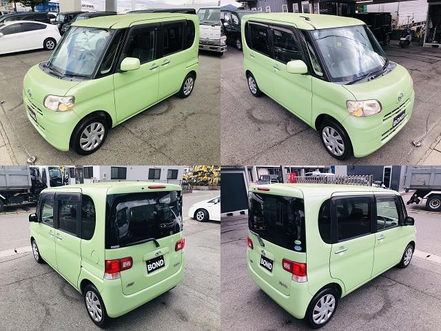 タント Ｘ　パワースライドドア　社外ナビ　ＤＶＤ　スマートキー　キーレスエントリー　電動格納ミラー　ベンチシート　盗難防止システム　衝突安全ボディ　アイドリングストップ　運転席・助手席エアバック（9枚目）