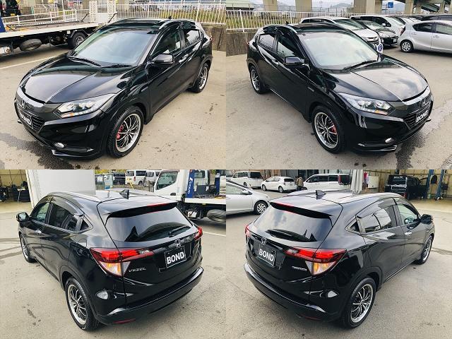 ヴェゼル ハイブリッドＺ　社外ナビ　フルセグＴＶ　ＤＶＤ　Ｂｌｕｅｔｏｏｔｈ　ＥＴＣ　バックカメラ　プッシュスタート　スマートキー　パドルシフト　シートヒーター　ＬＥＤヘッドライト　フォグランプ　社外１８インチアルミホイール（9枚目）