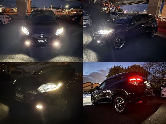 ヴェゼル ハイブリッドＺ　社外ナビ　フルセグＴＶ　ＤＶＤ　Ｂｌｕｅｔｏｏｔｈ　ＥＴＣ　バックカメラ　プッシュスタート　スマートキー　パドルシフト　シートヒーター　ＬＥＤヘッドライト　フォグランプ　社外１８インチアルミホイール（35枚目）