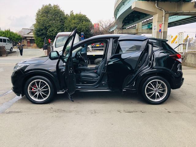 ヴェゼル ハイブリッドＺ　社外ナビ　フルセグＴＶ　ＤＶＤ　Ｂｌｕｅｔｏｏｔｈ　ＥＴＣ　バックカメラ　プッシュスタート　スマートキー　パドルシフト　シートヒーター　ＬＥＤヘッドライト　フォグランプ　社外１８インチアルミホイール（36枚目）