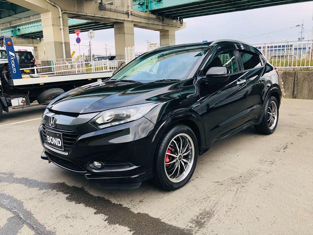 ヴェゼル ハイブリッドＺ　社外ナビ　フルセグＴＶ　ＤＶＤ　Ｂｌｕｅｔｏｏｔｈ　ＥＴＣ　バックカメラ　プッシュスタート　スマートキー　パドルシフト　シートヒーター　ＬＥＤヘッドライト　フォグランプ　社外１８インチアルミホイール（39枚目）