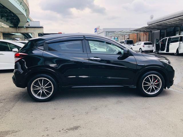 ヴェゼル ハイブリッドＺ　社外ナビ　フルセグＴＶ　ＤＶＤ　Ｂｌｕｅｔｏｏｔｈ　ＥＴＣ　バックカメラ　プッシュスタート　スマートキー　パドルシフト　シートヒーター　ＬＥＤヘッドライト　フォグランプ　社外１８インチアルミホイール（46枚目）