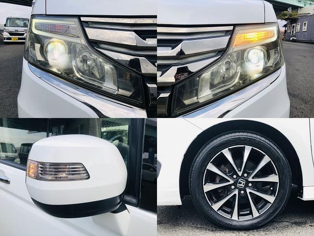 ステップワゴンスパーダ Ｚ　クールスピリット　後席モニター　両側パワースライドドア　ドライブレコーダー　純正ナビ　フルセグＴＶ　ＤＶＤ　ＥＴＣ　バックカメラ　スマートキー　ＨＩＤヘッドライト　フォグランプ　純正１７インチアルミホイール（8枚目）