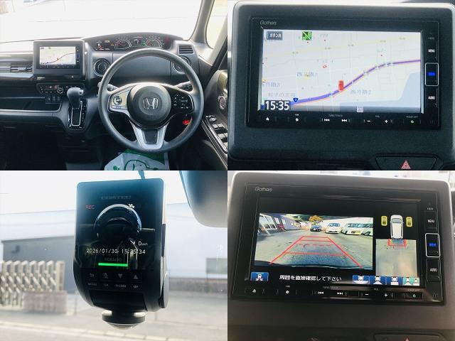 N-BOXカスタム G・Lホンダセンシング 両側パワースライドドア ドライブレコーダー 純正ナビ フルセグTV DVD Bluetooth ETC バックカメラ プッシュスタート スマートキー シートヒーター LEDヘッドライト フォグランプ(6枚目)