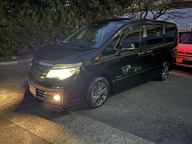 セレナ ライダー　ブラックライン　Ｓ－ハイブリッド　後席モニター　両側パワースライドドア　前後ドライブレコーダー　純正ナビ　フルセグＴＶ　ＤＶＤ　Ｂｌｕｅｔｏｏｔｈ　ＥＴＣ　バックカメラ　プッシュスタート　スマートキー　純正１６インチアルミホイール（32枚目）