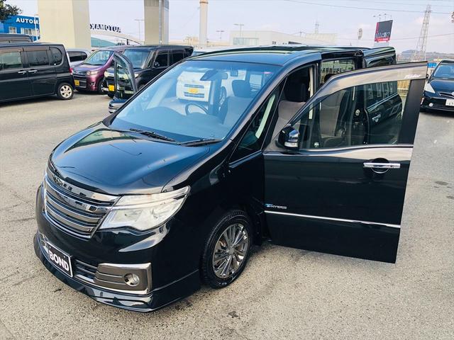 セレナ ライダー　ブラックライン　Ｓ－ハイブリッド　後席モニター　両側パワースライドドア　前後ドライブレコーダー　純正ナビ　フルセグＴＶ　ＤＶＤ　Ｂｌｕｅｔｏｏｔｈ　ＥＴＣ　バックカメラ　プッシュスタート　スマートキー　純正１６インチアルミホイール（37枚目）