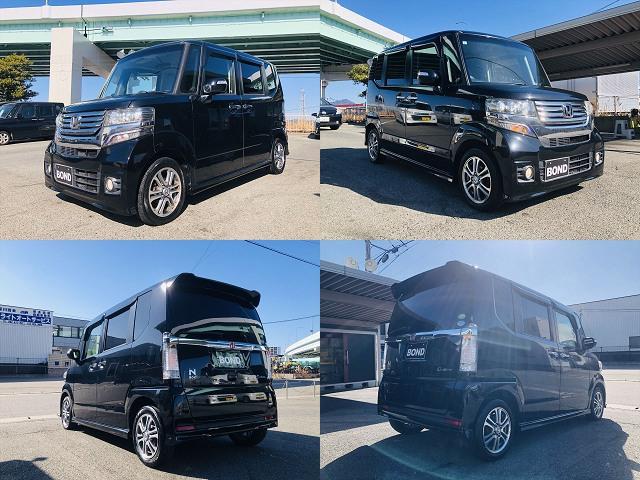 Ｎ－ＢＯＸカスタム Ｇ・Ｌパッケージ　パワースライドドア　純正ナビ　ＤＶＤ　ＥＴＣ　プッシュスタート　スマートキー　キーレスエントリー　ＨＩＤヘッドライト　フォグランプ　純正１４インチアルミホイール　ベンチシート　フルフラットシート（5枚目）