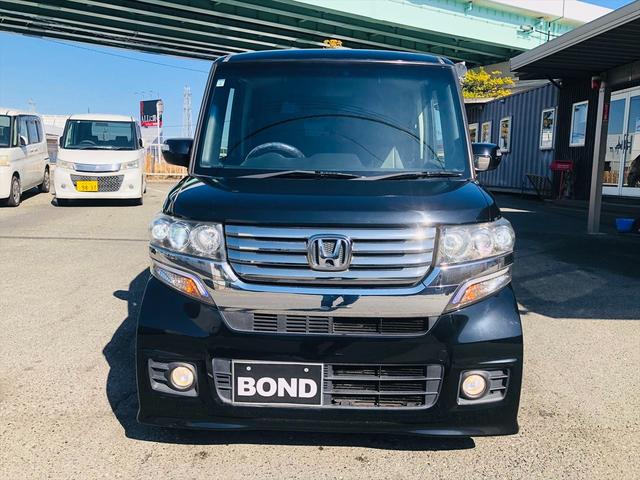 Ｎ－ＢＯＸカスタム Ｇ・Ｌパッケージ　パワースライドドア　純正ナビ　ＤＶＤ　ＥＴＣ　プッシュスタート　スマートキー　キーレスエントリー　ＨＩＤヘッドライト　フォグランプ　純正１４インチアルミホイール　ベンチシート　フルフラットシート（66枚目）