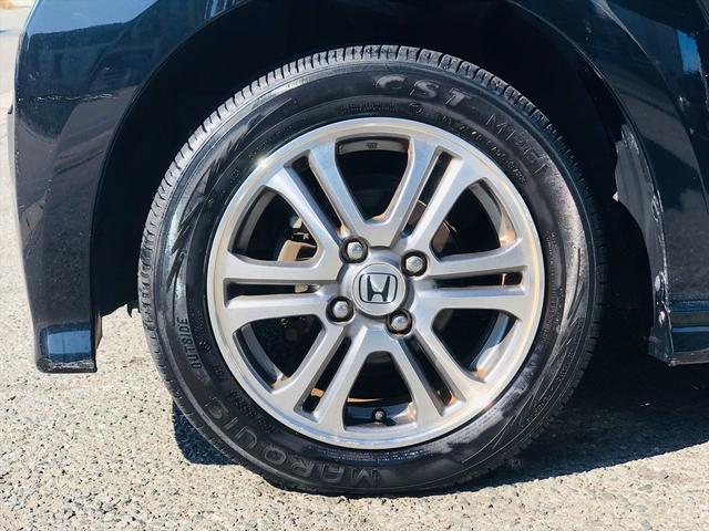 Ｎ－ＢＯＸカスタム Ｇ・Ｌパッケージ　パワースライドドア　純正ナビ　ＤＶＤ　ＥＴＣ　プッシュスタート　スマートキー　キーレスエントリー　ＨＩＤヘッドライト　フォグランプ　純正１４インチアルミホイール　ベンチシート　フルフラットシート（68枚目）