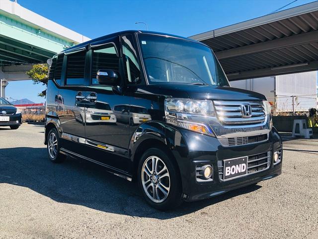 Ｎ－ＢＯＸカスタム Ｇ・Ｌパッケージ　パワースライドドア　純正ナビ　ＤＶＤ　ＥＴＣ　プッシュスタート　スマートキー　キーレスエントリー　ＨＩＤヘッドライト　フォグランプ　純正１４インチアルミホイール　ベンチシート　フルフラットシート（71枚目）