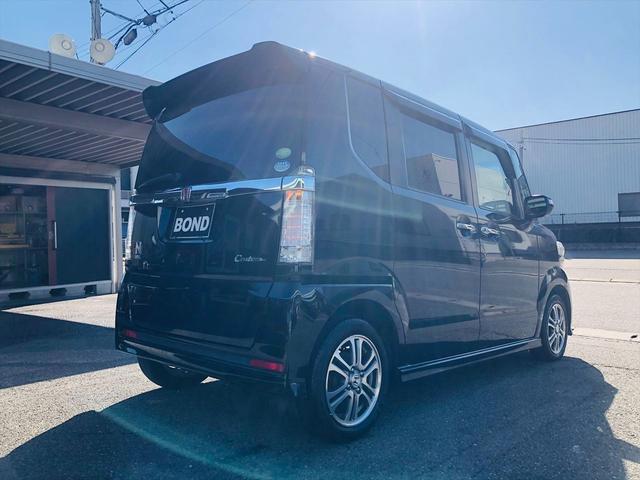 Ｎ－ＢＯＸカスタム Ｇ・Ｌパッケージ　パワースライドドア　純正ナビ　ＤＶＤ　ＥＴＣ　プッシュスタート　スマートキー　キーレスエントリー　ＨＩＤヘッドライト　フォグランプ　純正１４インチアルミホイール　ベンチシート　フルフラットシート（73枚目）