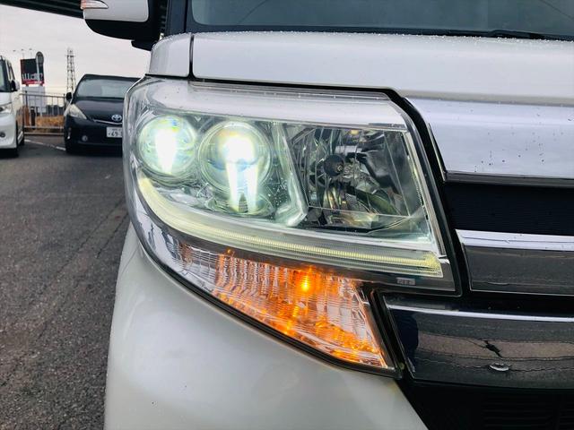 タント カスタムＸ　パワースライドドア　社外ナビ　フルセグＴＶ　ＤＶＤ　プッシュスタート　スマートキー　キーレスエントリー　ＬＥＤヘッドライト　フォグランプ　純正１４インチアルミホイール　ベンチシート　電動格納ミラー（66枚目）