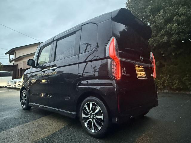 N-BOXカスタム G・EXホンダセンシング パワースライドドア ドライブレコーダー 社外ナビ フルセグTV DVD Bluetooth ETC バックカメラ プッシュスタート スマートキー LEDヘッドライト フォグランプ 純正14AW(34枚目)