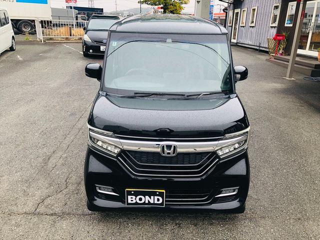 N-BOXカスタム G・EXホンダセンシング パワースライドドア ドライブレコーダー 社外ナビ フルセグTV DVD Bluetooth ETC バックカメラ プッシュスタート スマートキー LEDヘッドライト フォグランプ 純正14AW(49枚目)