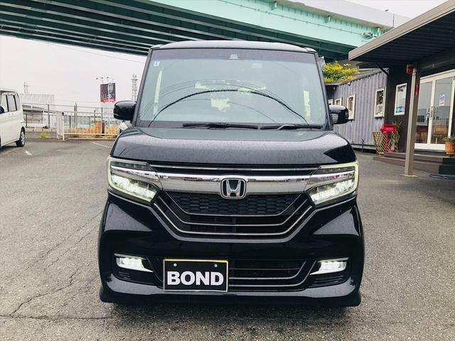N-BOXカスタム G・EXホンダセンシング パワースライドドア ドライブレコーダー 社外ナビ フルセグTV DVD Bluetooth ETC バックカメラ プッシュスタート スマートキー LEDヘッドライト フォグランプ 純正14AW(74枚目)
