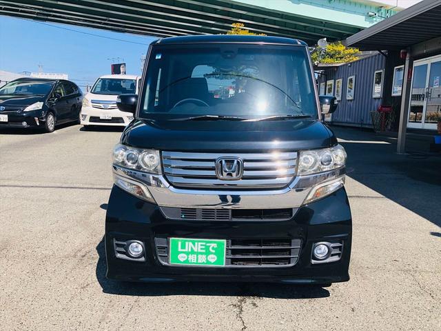 N-BOXカスタム G SSパッケージ 両側パワースライドドア 純正ナビ DVD Bluetooth バックカメラ プッシュスタート スマートキー キーレスエントリー HIDヘッドライト フォグランプ 純正14インチアルミホイール(33枚目)