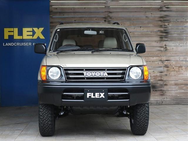 ランドクルーザープラド TX NEWペイント FLEXオリジナルカスタムARMY ナローボディー DEANコロラド16inchアルミホイール&BFグッドリッチKO3 TOYOTAグリル レンズ全換装済み リフトアップ ルーフレール(3枚目)