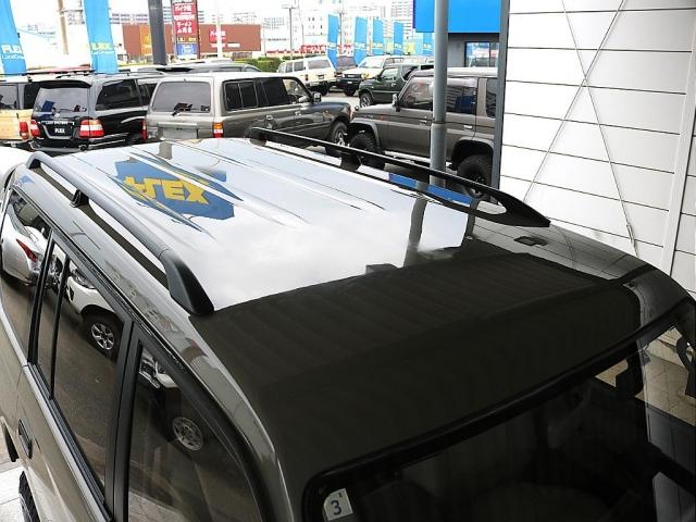 ランドクルーザープラド TX NEWペイント FLEXオリジナルカスタムARMY ナローボディー DEANコロラド16inchアルミホイール&BFグッドリッチKO3 TOYOTAグリル レンズ全換装済み リフトアップ ルーフレール(14枚目)