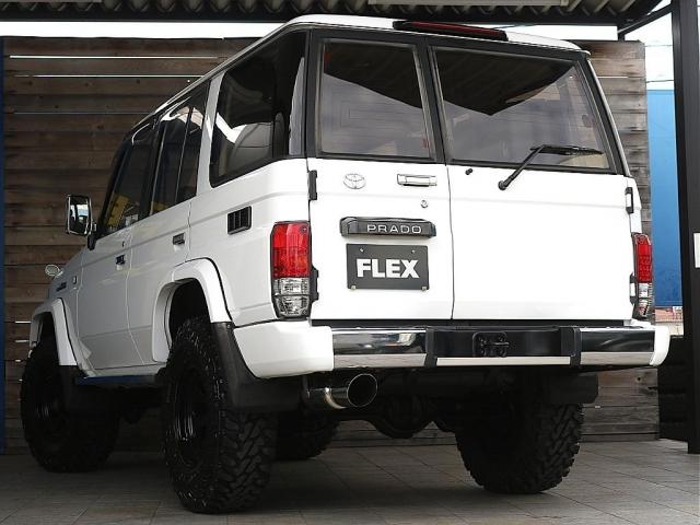ランドクルーザープラド EXワイド 実走行18.0万km フルカスタム リフトアップ ジムライン16inchアルミホイール&YOKOHAMAジオランダーM/T ダッシュボード張り替え済み ウッドコンビステアリング&ウッドコンビシフトノブ(7枚目)