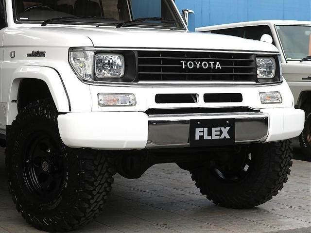 ランドクルーザープラド EXワイド 実走行18.0万km フルカスタム リフトアップ ジムライン16inchアルミホイール&YOKOHAMAジオランダーM/T ダッシュボード張り替え済み ウッドコンビステアリング&ウッドコンビシフトノブ(9枚目)