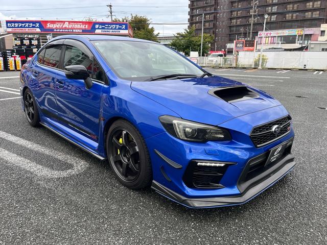 ＷＲＸ ＳＴＩ ＳＴＩ　ＶＡＲＩＳエアロ　ＨＫＳ車高調　マフラー　Ｍキャタ　レイズ１８インチ　社外セキュリティー　ダイアトーンナビ　スピーカー（4枚目）