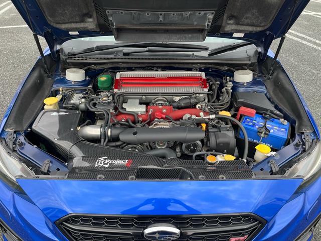 ＷＲＸ ＳＴＩ ＳＴＩ　ＶＡＲＩＳエアロ　ＨＫＳ車高調　マフラー　Ｍキャタ　レイズ１８インチ　社外セキュリティー　ダイアトーンナビ　スピーカー（46枚目）